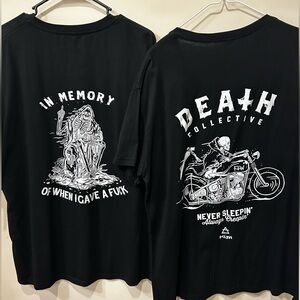 Black Graphic Tee by